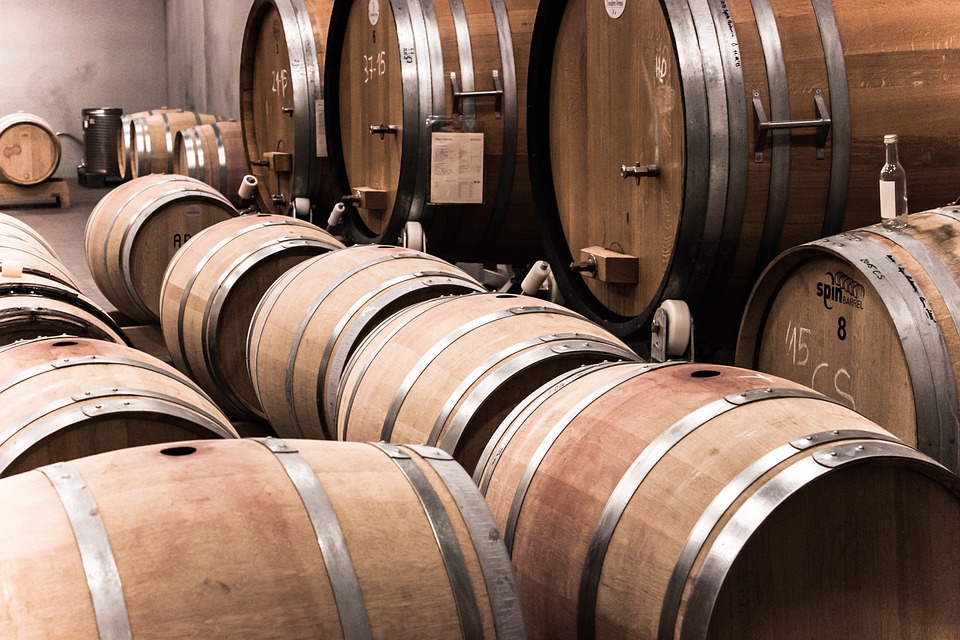 botti di vino Chablis