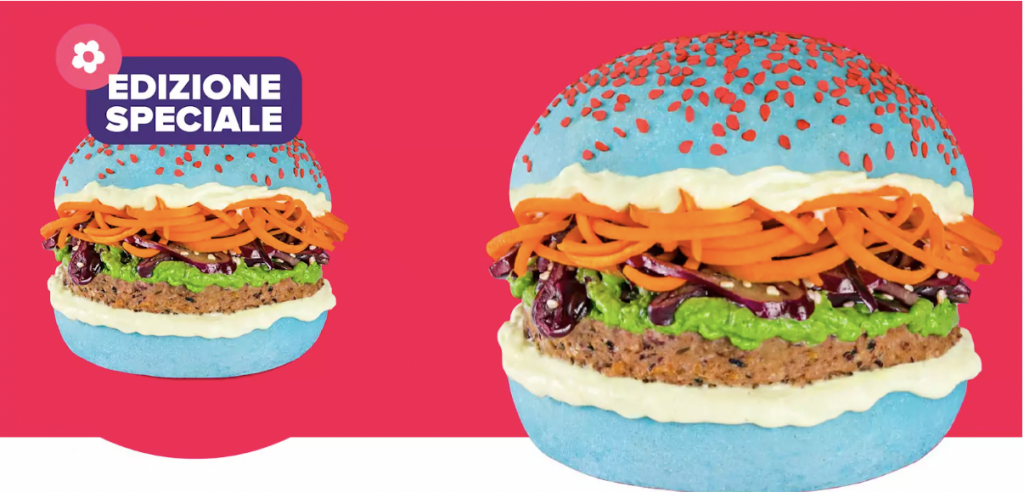 puffi burger flower burger